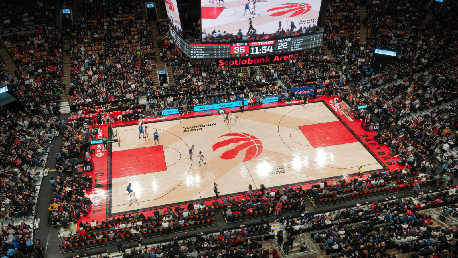 raptors basketball court