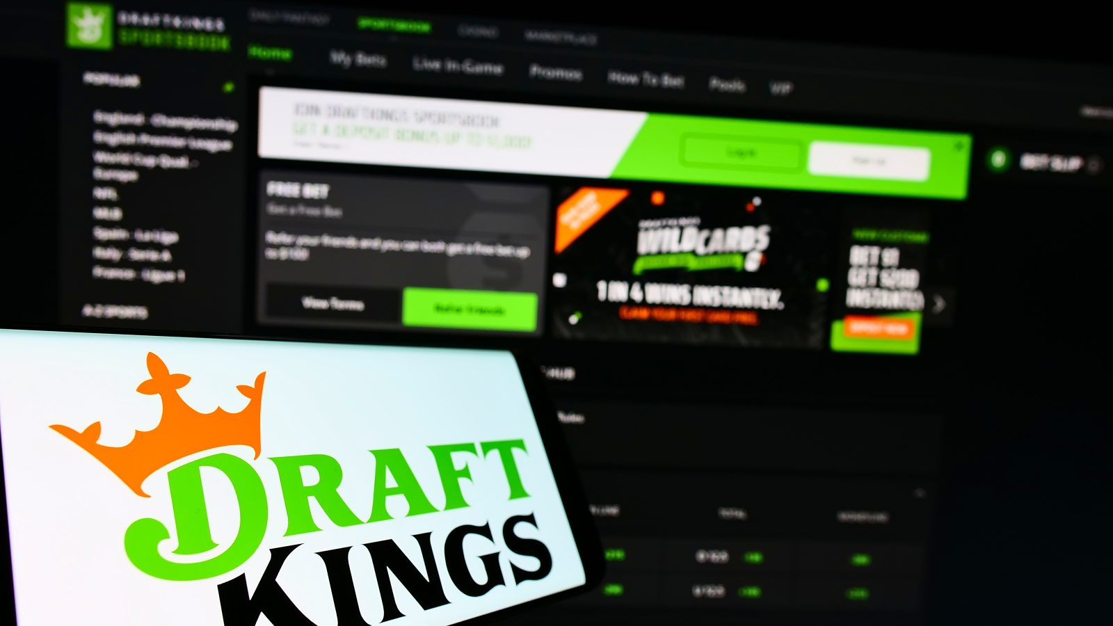 draftkings logo screens