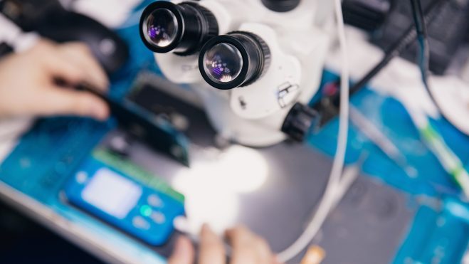 microscope study