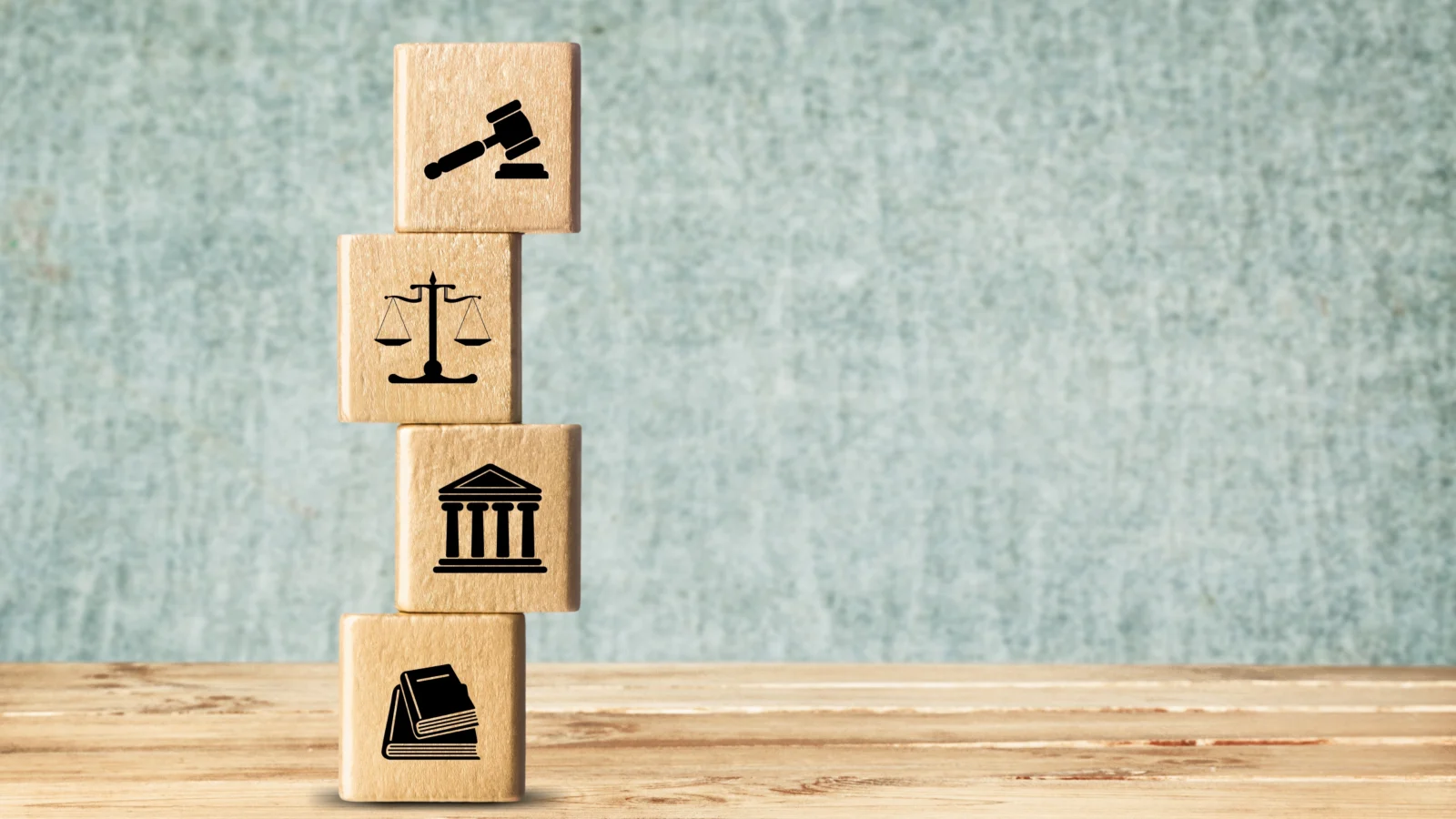 legal symbols blocks