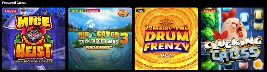Fanatics Casino featured games