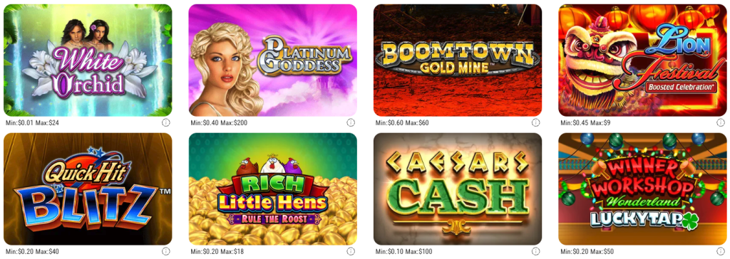 Caesars Palace slot titles