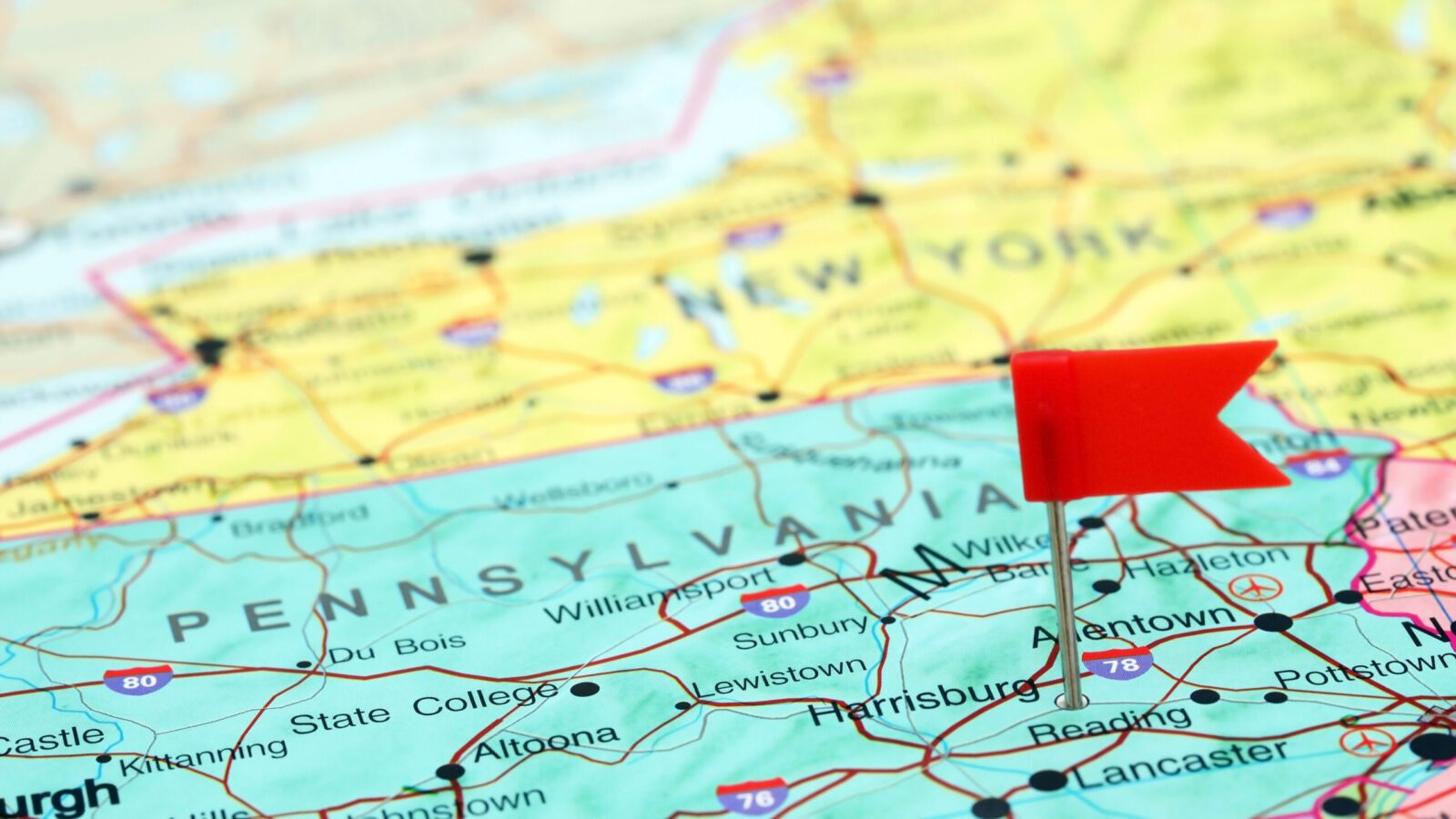 pennsylvania map