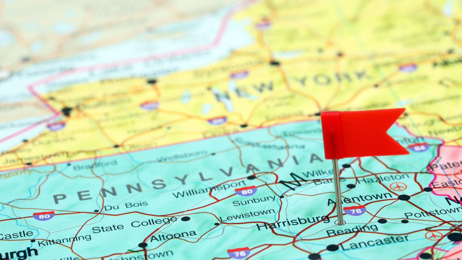 pennsylvania map