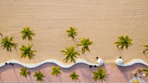 beach overhead