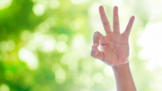 three fingers