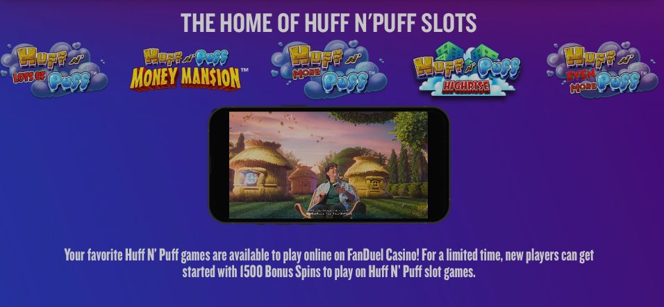 huff n' puff fanduel casino games