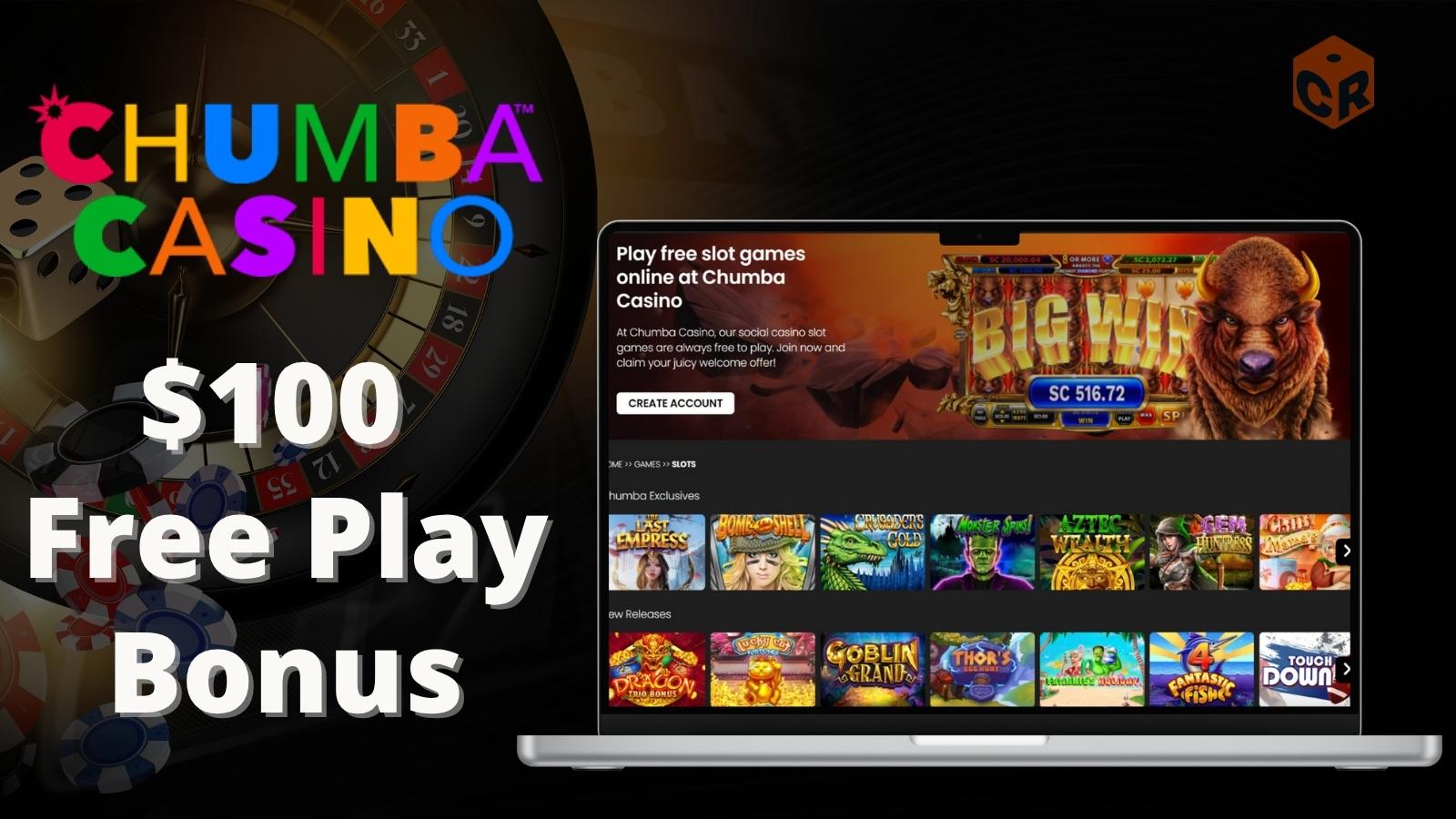 Chumba Casino $100 Free Play for July 2025