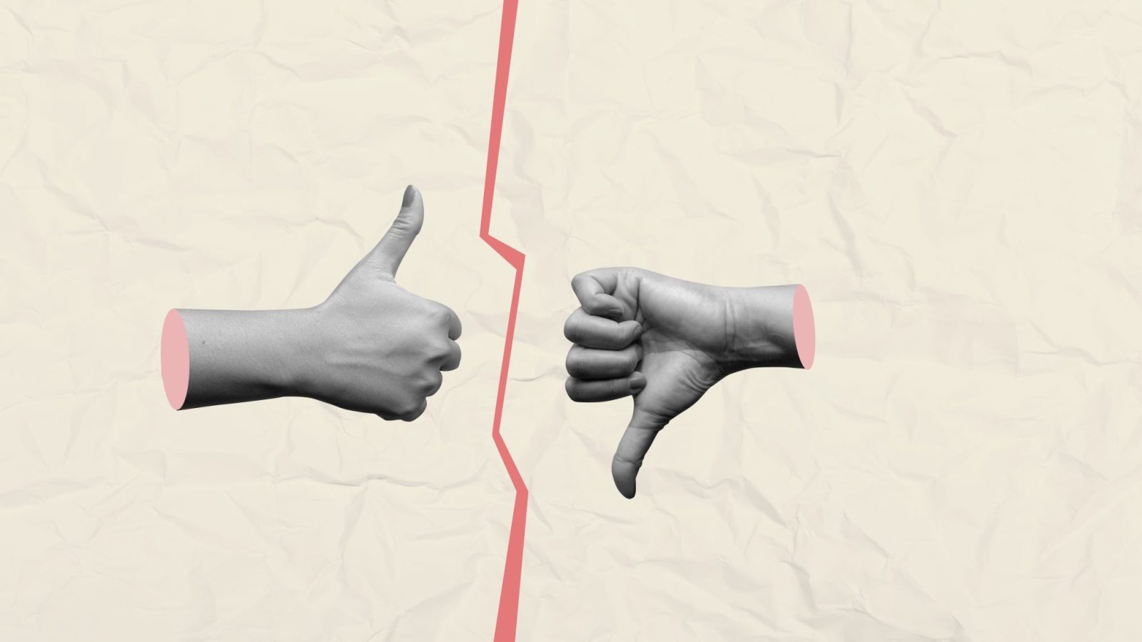 thumbs up thumbs down