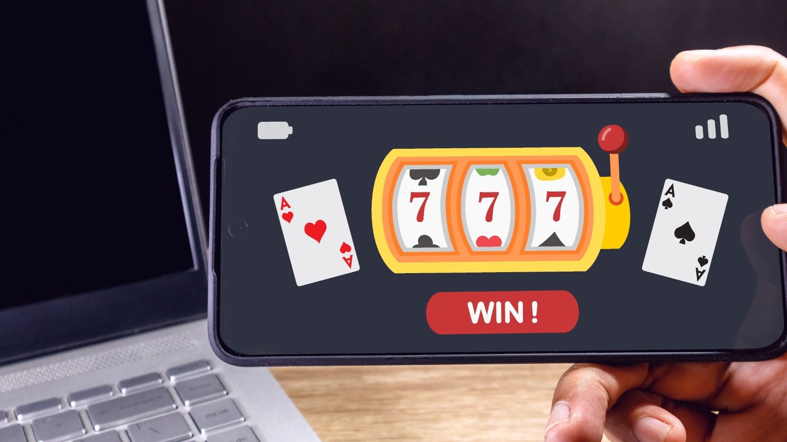 online-slots-on-phone-screen