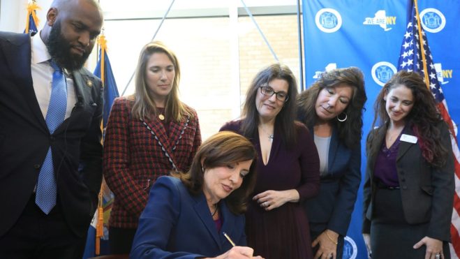 Hochul signs New York sweeps ban