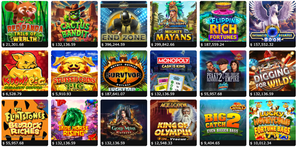 Borgata Casino jackpot slot titles