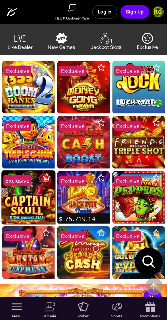 Borgata Casino app screenshot