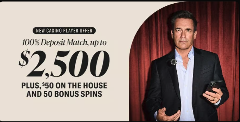 BetMGM Casino registration and bonus claim screen