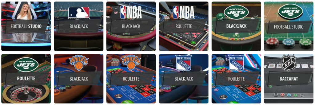 Borgata Casino table games screenshot