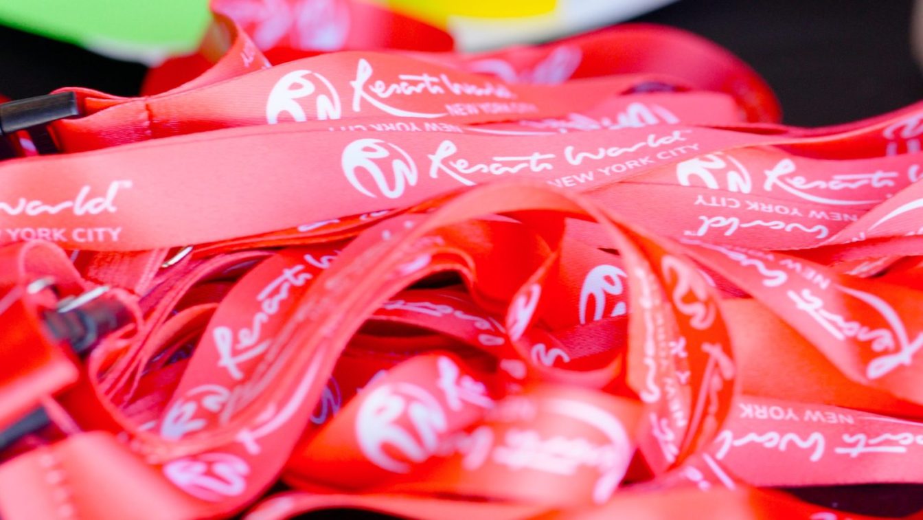 resorts world nyc lanyards